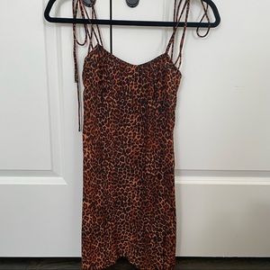 Cheetah / leopard print summer dress